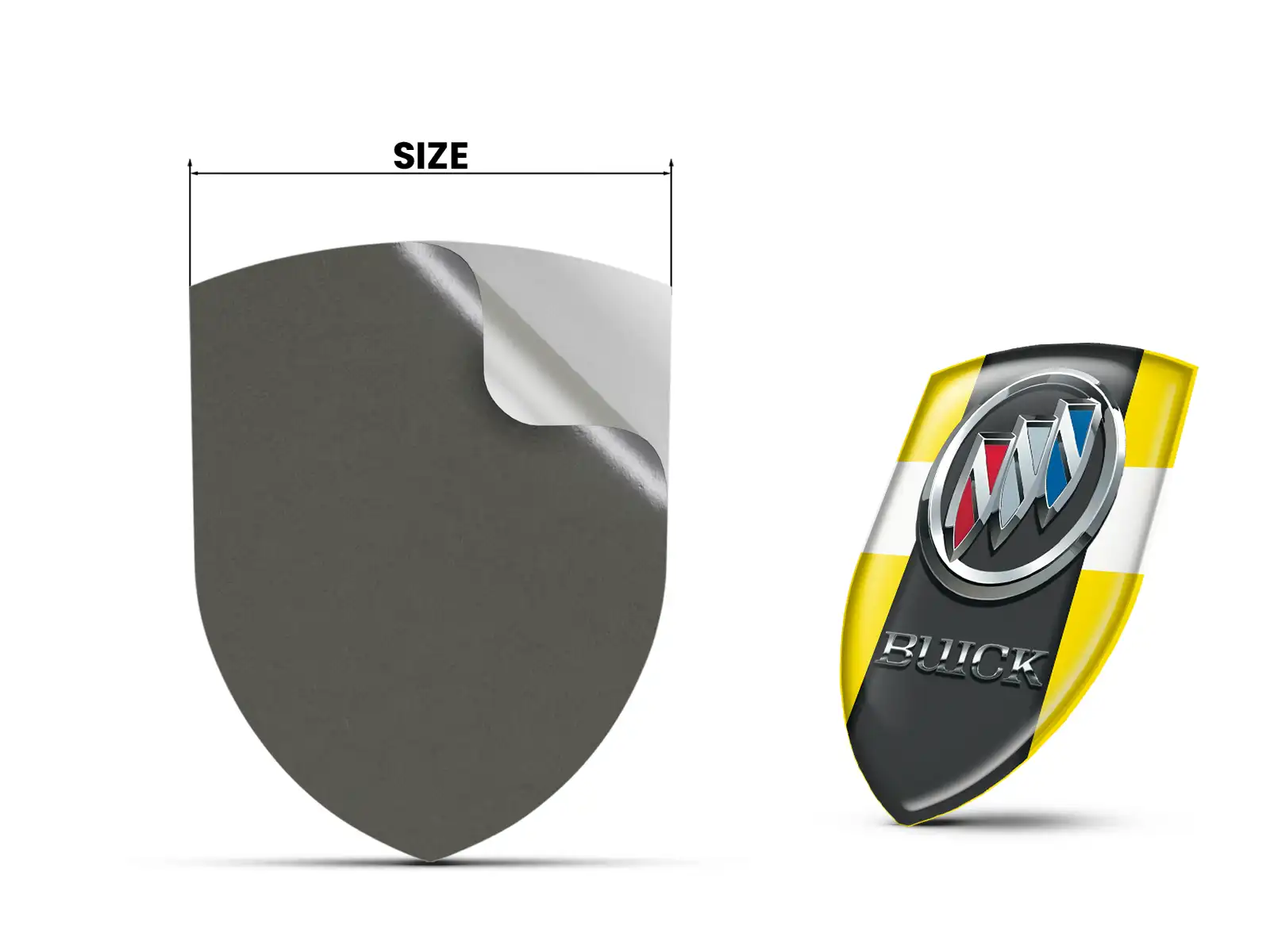 Buick Heckscheibenaufkleber Racing Stern Exklusiv Auto